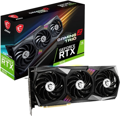 Carta pungente di estrazione mineraria di Rig Graphics Card GDRR6 256 di estrazione mineraria 8GB di GeForce RTX 3070