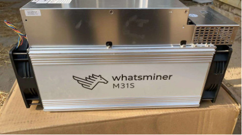 Minatore Whatsminer M31s 76th/S di 46W/T Whatsminer Bitcoin con il gruppo di alimentazione originale
