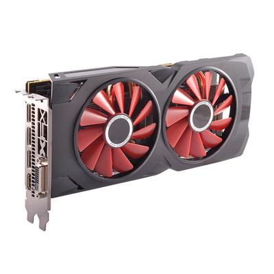 Il nero 8G Wolf Graphics Card di Rig Graphics Card XFX 580 di estrazione mineraria GDDR5